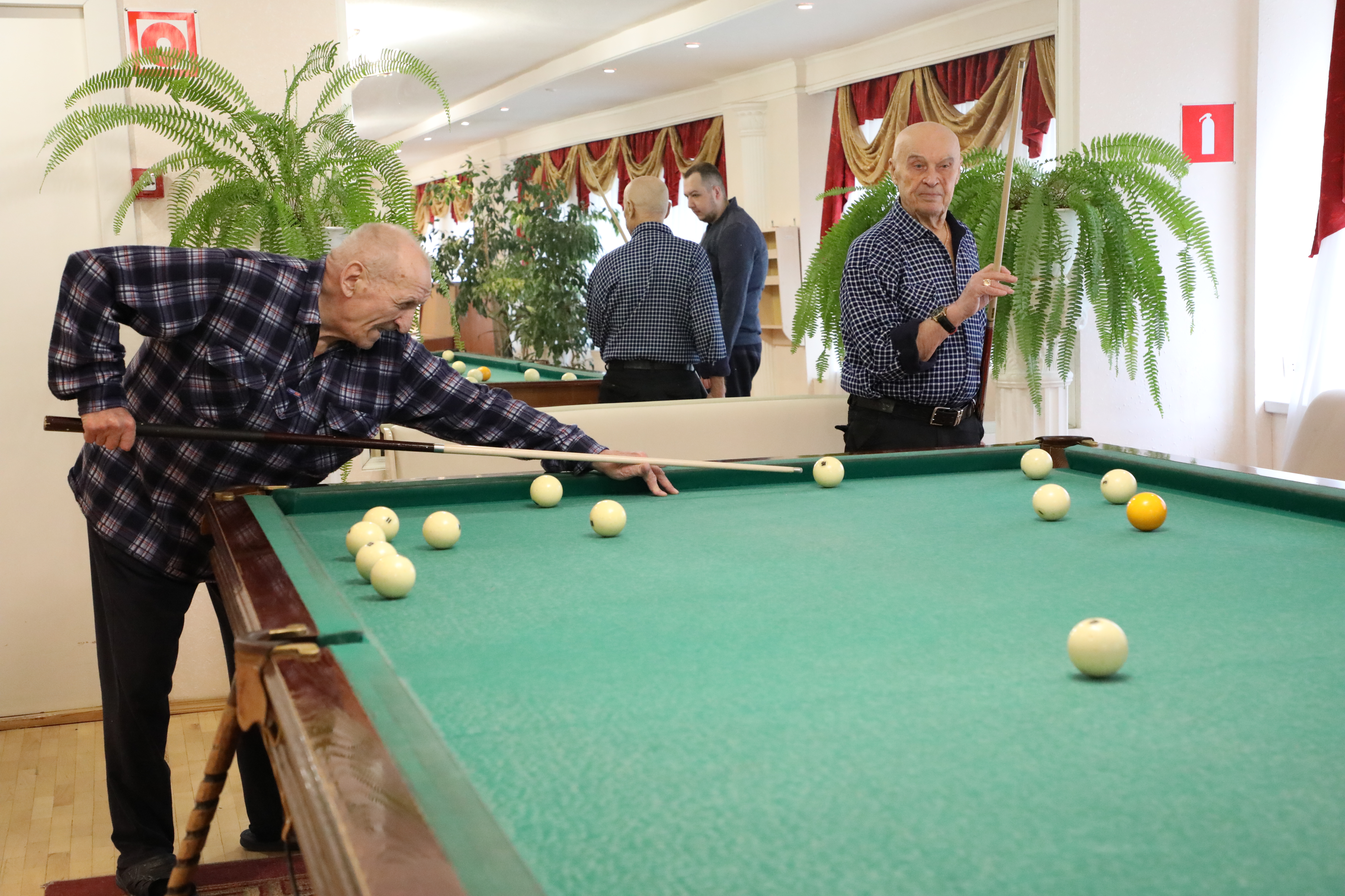 Зона отдыха с пространством для колясок